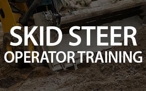 skid steer operator certification|osha skid steer training requirements.